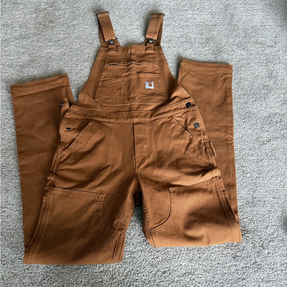Carhartt Women’s Crawford Double Front Bib Overalls- size Xsmall Tall